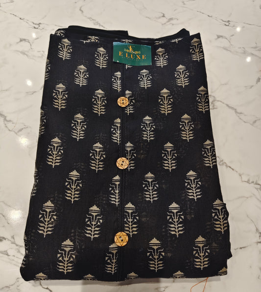 Net cotta salwar set
