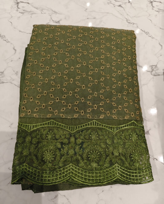 Net cotta salwar set