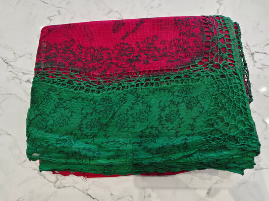 Net cotta Saree