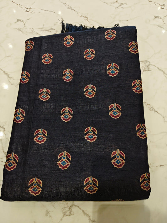 Semi tussar salwar set