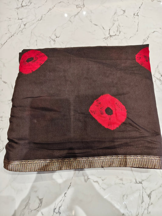 Chanderi silk saree