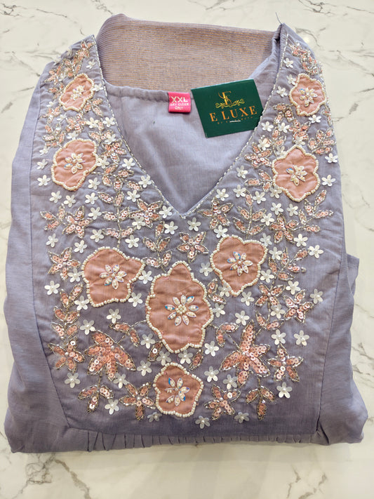 Mal chanderi salwar set
