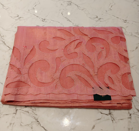 Applique Work Saree